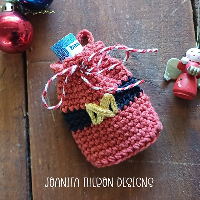 Mini Santa Bag Ornament