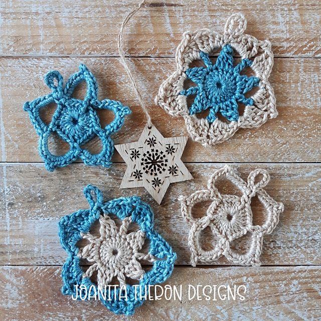 Vintage Snowflake Ornaments