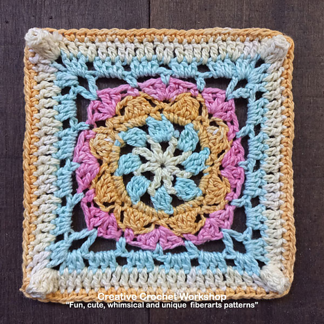 Hip Roundabout Granny Square