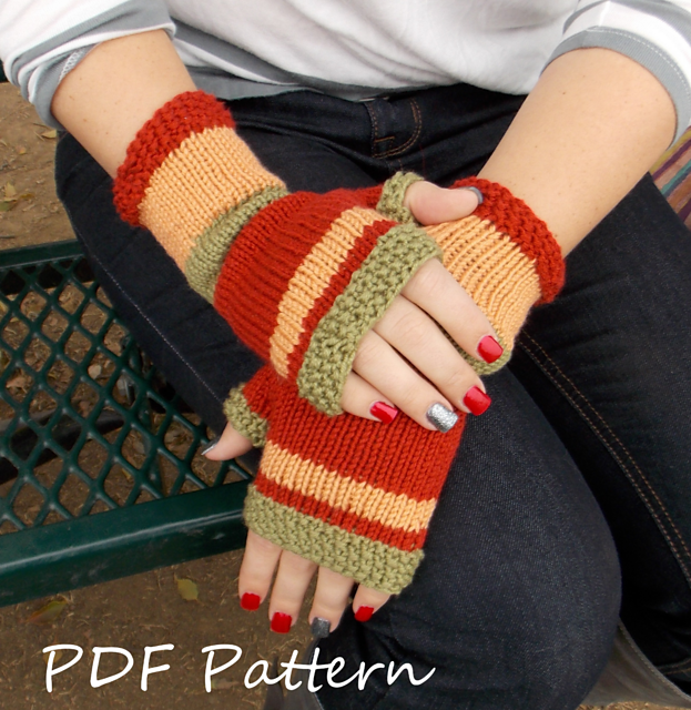 Autumn Fingerless Gloves