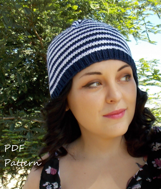 Striped Knit Hat