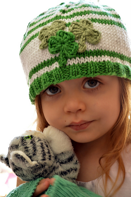 St. Patrick's Day Knitted Hat