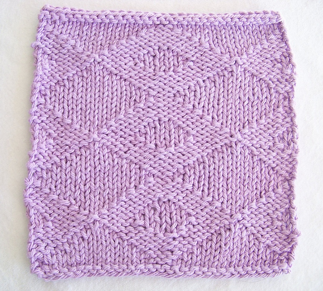 Kitchen Dishcloth ~ Diamonds
