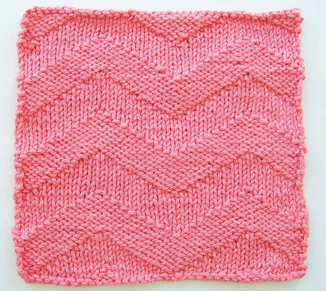 Dishcloth ~ Chevron Stripes