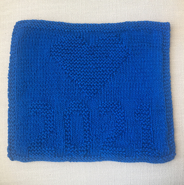 2021 Dishcloth With Heart