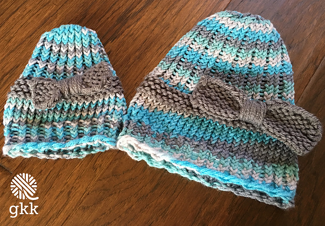 Baby and Toddler Band and Bows Hat