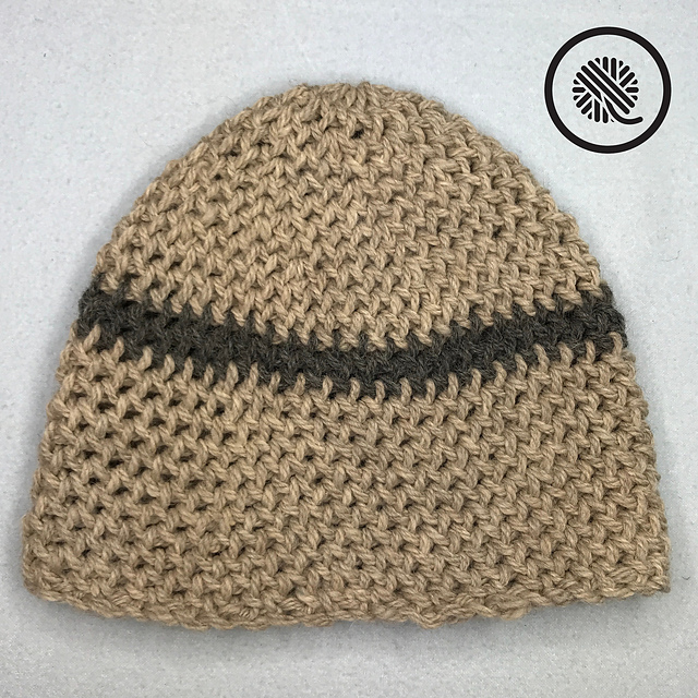 Mock Crochet Boyfriend Hat (Loom Knit)