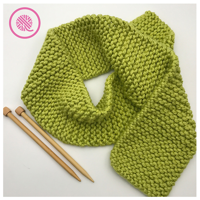 Basic Garter Scarf