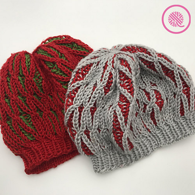 Twisted Brioche Slouchy Tam