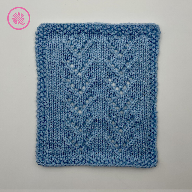 V Eyelet Lace Square