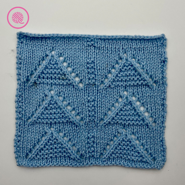 Garter Inverted V Eyelets Square
