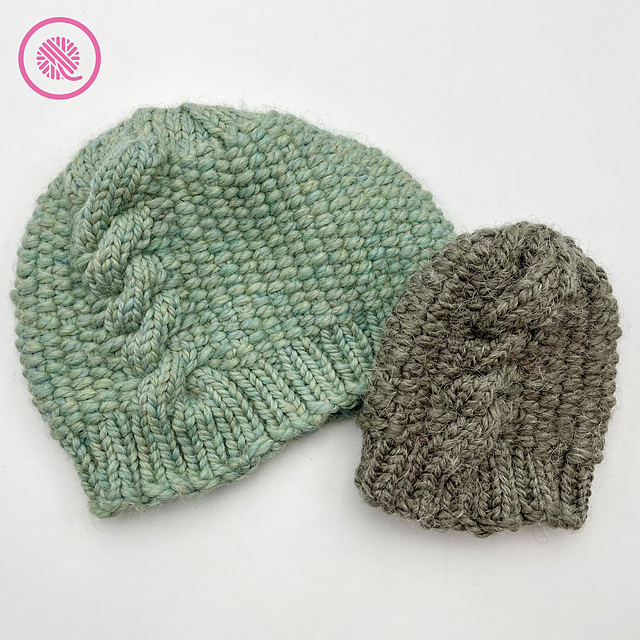 Cabled Linen Hat