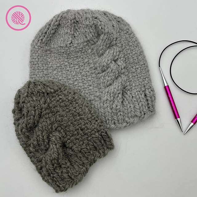 Cabled Linen Hat