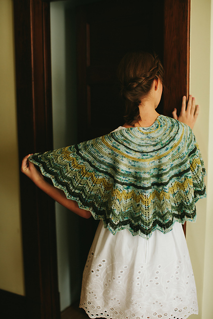 Speckled Band Shawl