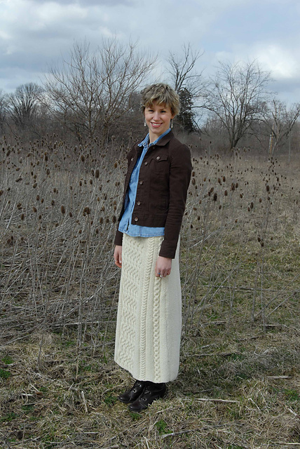 Classy Aran Long Skirt