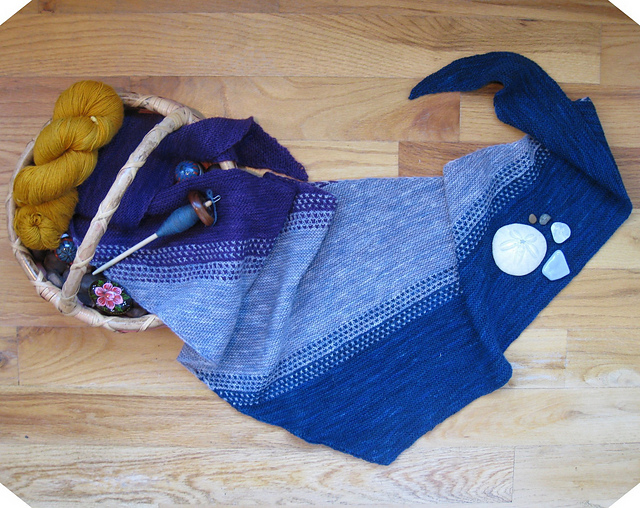 TriBias Shawl