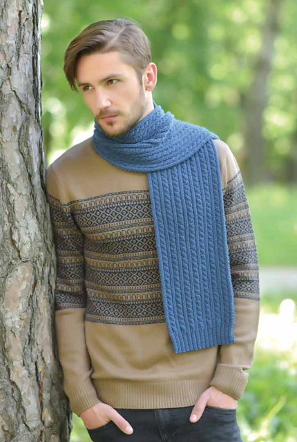 Easy Cable Scarf