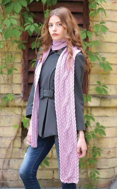 Braided Cable Scarf