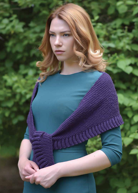 Ruffle Edged Shawl