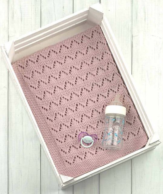 Lacy Zig Zag Blanket