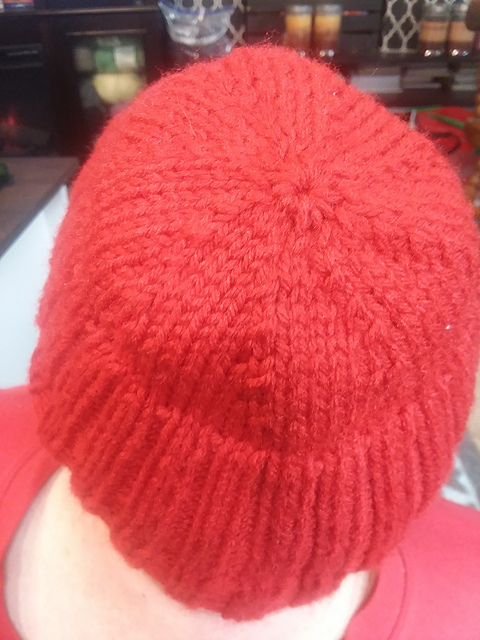 Stretchy ribbed cap