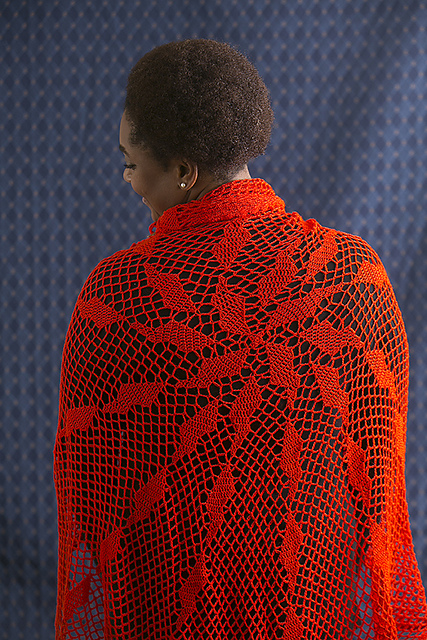 Wheel of Fire Shawl