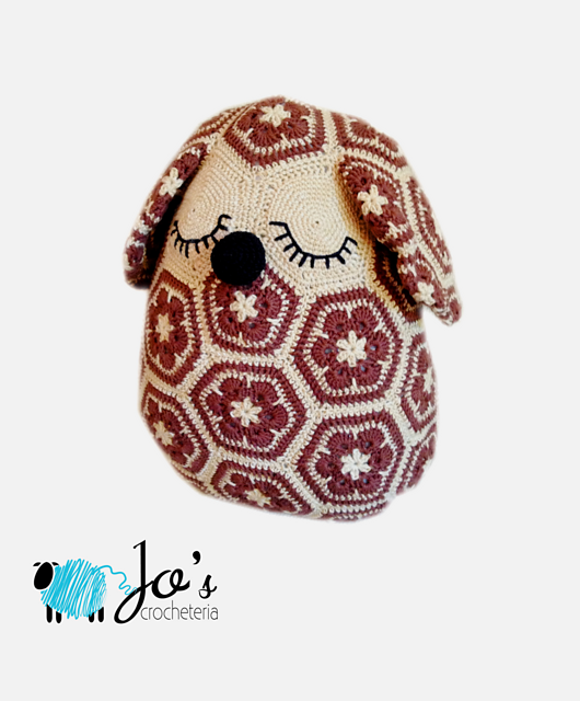 Mia the African Flower Dog Pillow