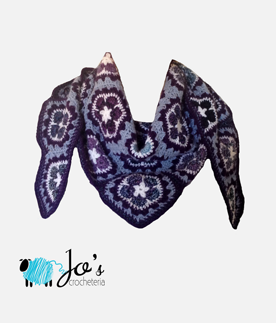 African Flower Scarf