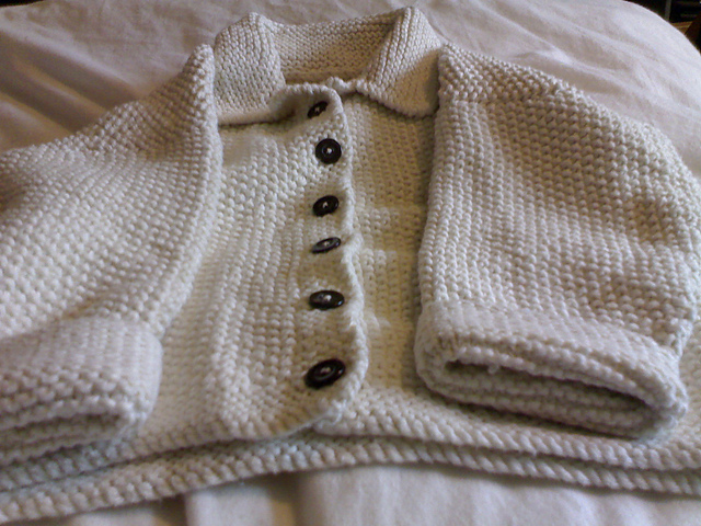 Moss Stitch Denim Jacket