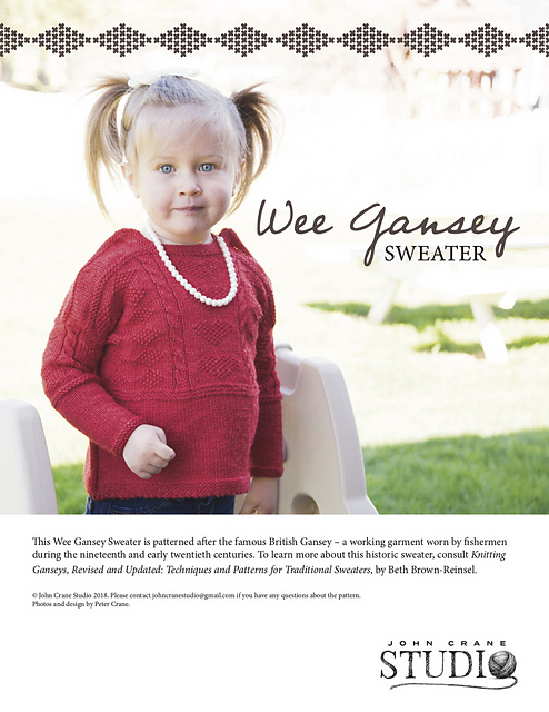 Wee Gansey Sweater