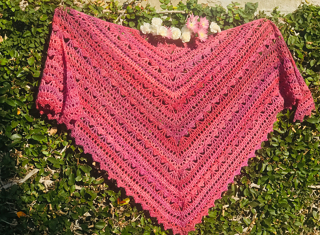 Romance Garden Shawl