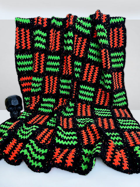Vibrant Halloween Blanket