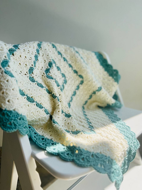 Seashore Serenity Baby Banket