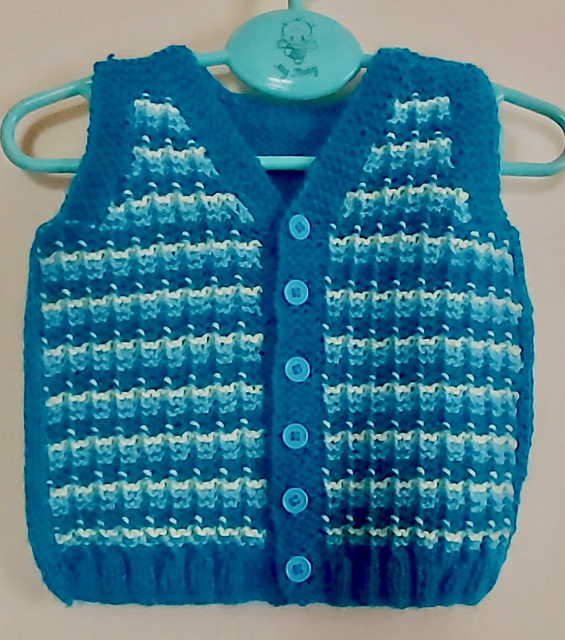 Fair Isle Baby Vest