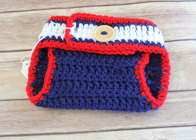 Football Fan Diaper Cover
