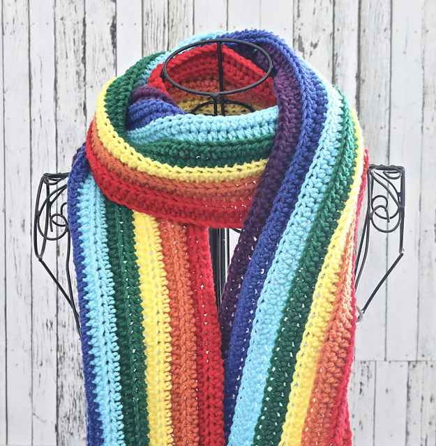 Easiest Worsted Scarf Ever
