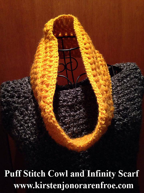 Puff Stitch Cowl