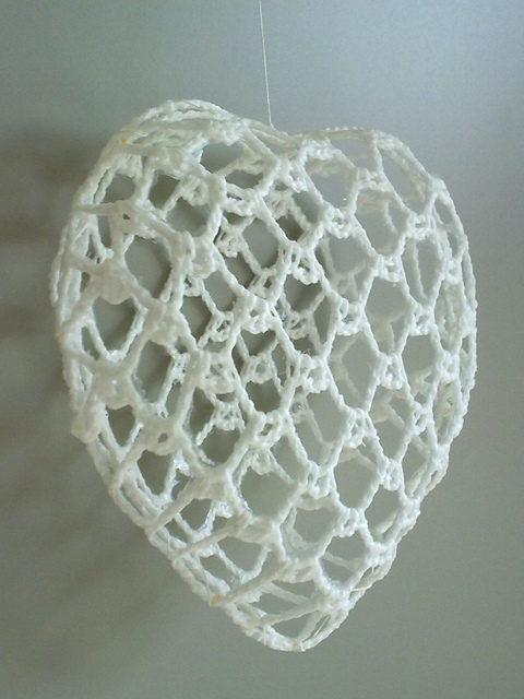 christmas heart ornament variation