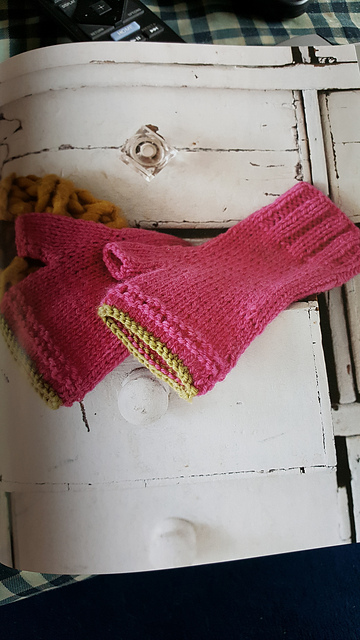 Fingerless mitts