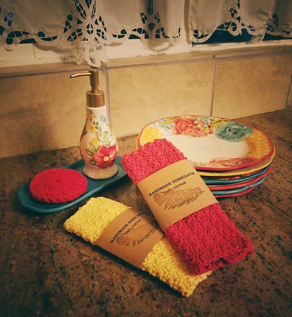 Lemon Peel Dishcloth/Washcloth