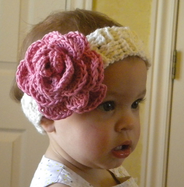 Basketweave Baby Crocheted Headband