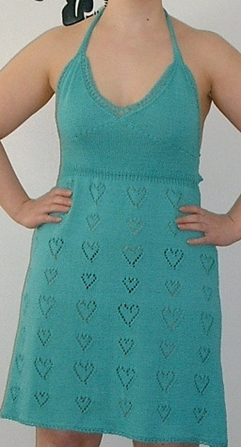 Heart Babydoll Halter Dress
