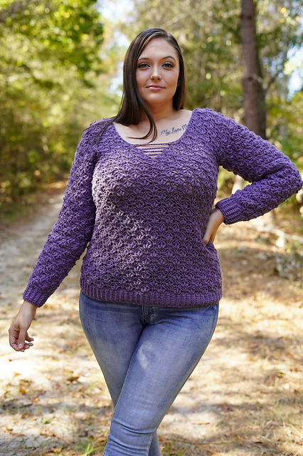 Ravelry: Cherry Blossom Pullover pattern by Anastasia R Smith