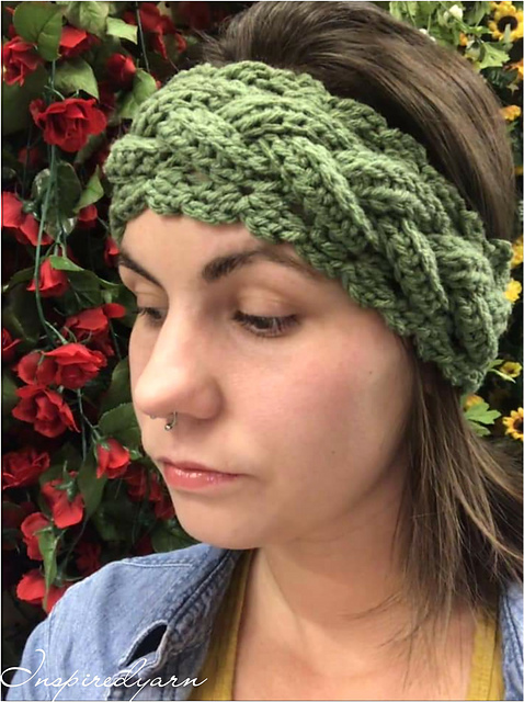 Fairy Wing Braided Ear Warmer