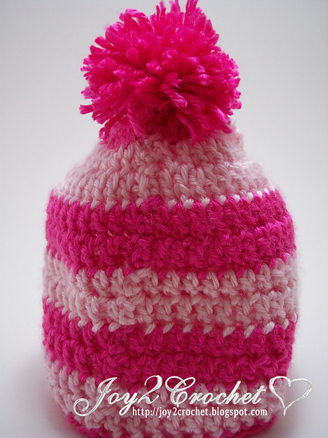 Basic Striped Baby Hat