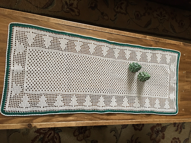 Ravelry: Winter Trees Table Runner pattern by Joyce Geisler