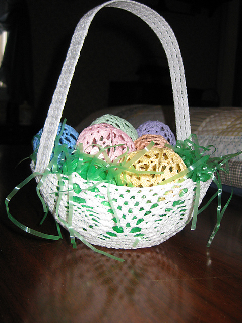 Easter Basket and Eggs