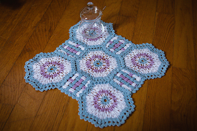 Ice Crystals Doily