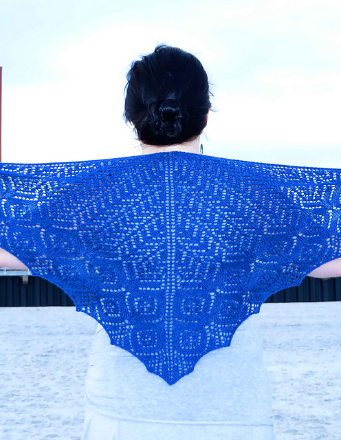Kimberly Blue Shawl