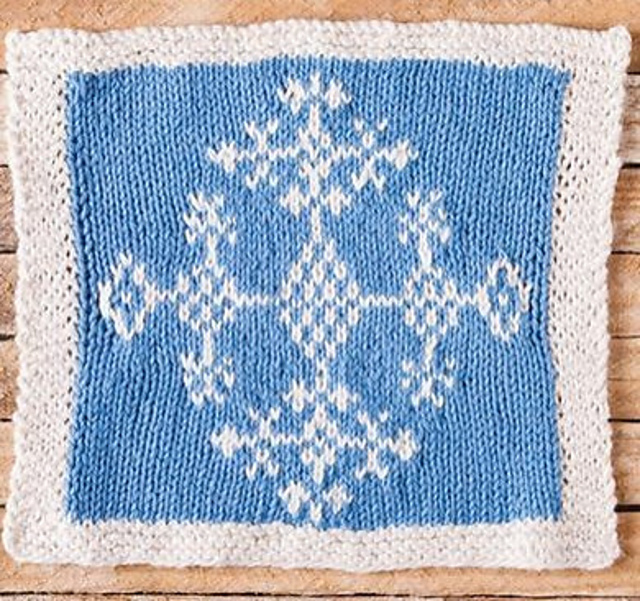Ice Crystal Face Cloth